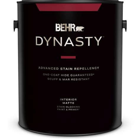 Rating BEHR DYNASTY Exterior Flat Paint delivers 10-year color fade protection designed to withstand even the most challenging weather conditions while retaining its color and beauty. . Behr dynasty paint